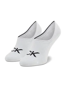 Calvin Klein Skarpety Stopki Damskie 701218773 Biały - Skarpetki damskie - miniaturka - grafika 1
