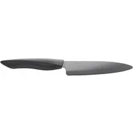 Noże kuchenne - Kyocera Shin ceramiczny nóż do plastrowania 13cm ZK-130BK-BK - miniaturka - grafika 1