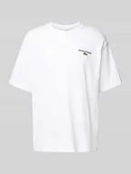 Koszulki męskie - T-shirt o luźnym kroju z czystej bawełny - miniaturka - grafika 1