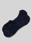 Skarpetki damskie - Skarpetki stopki z nadrukiem z logo w zestawie 2 szt. - miniaturka - grafika 1