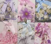 Opakowania i torebki na prezenty - Torebka ozdobna Premium PL-2 PR-K mała mix - Panorama - miniaturka - grafika 1