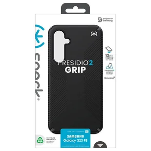 Speck Presidio2 Grip - Etui Samsung Galaxy S23 FE (Black/Black/White) - Etui i futerały do telefonów - miniaturka - grafika 11