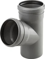 Odwodnienia, kanały i akcesoria - Wavin Trójnik HT/PP 40x40x40/67 popiel sanitarny - miniaturka - grafika 1