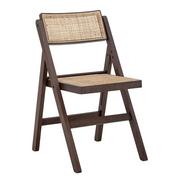 Krzesła - Brązowe krzesło Loupe − Bloomingville - miniaturka - grafika 1