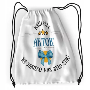 Plecak Dla Aktora Sportowy Szkolny Worek Torba z Nadrukiem ze Zdjęciem - Plecaki worki - miniaturka - grafika 1