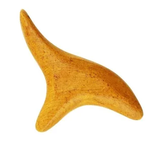 Drewniany przyrząd do masażu i gua sha – Słoń - Akcesoria medycyny naturalnej - miniaturka - grafika 1