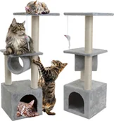 Drapaki dla kotów - Mersjo Drapak dla kota, domek, legowisko, Double 92 cm - miniaturka - grafika 1