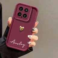 Etui i futerały do telefonów - TEMU Spersonalizowane Etui TPU z Imieniem, Urocze Złote 3D – Kompatybilne z Xiaomi Redmi Note 14/13 Pro Plus 4G/5G, Miękka Ochrona Antywstrząsowa, - miniaturka - grafika 1