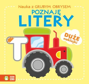 Zielona Sowa Nauka z grubym obrysem. Poznaję litery praca zbiorowa - Edukacja przedszkolna - miniaturka - grafika 1