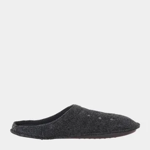 Kapcie domowe damskie z zakrytymi palcami Crocs Classic Slipper 203600-BKBK 36-37 (M4/W6) 22 cm Czarne (887350815849) - Kapcie damskie - miniaturka - grafika 1