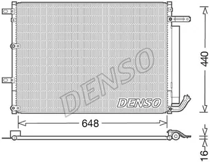 Skraplacz, klimatyzacja Denso DCN06018 - Akcesoria do klimatyzacji i ogrzewania - miniaturka - grafika 1