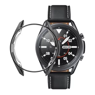 Etui Metalic Samsung Galaxy Watch 3 41Mm Czarne - Akcesoria do smartwatchy - miniaturka - grafika 1