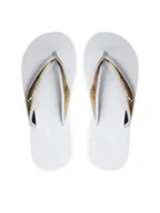 Klapki i japonki damskie - Puma Japonki Sandy Flip Metallic Shine 700511-01 Biały - miniaturka - grafika 1