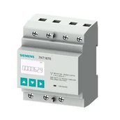 Liczniki energii elektrycznej - Licznik energii czynnej/biernej/pozornej 3-fazowy, LCD, 400V/230, do 80A, na szynę DIN, MODBUS RTU/ASCII, wykonanie certyfikowane MID; SENTRON PAC1600; SIEMENS - miniaturka - grafika 1