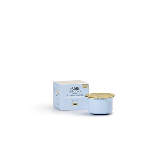 ISDIN Isdinceutics Hyaluronic Moisture Normal to dry Lekki krem nawilżający do twarzy z kwasem hialuronowym Dla skóry normalnej i suchej Z 88% składnikami pochodzenia naturalnego, Opakowanie Eco Refill