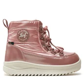 Buty dla dziewczynek - Śniegowce Leaf Nickby LNICK201Q Różowy - miniaturka - grafika 1