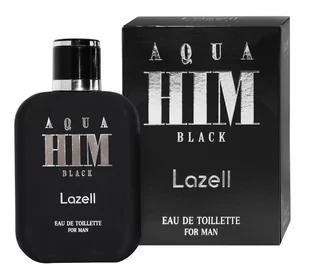 Lazell Aqua Him Black For Men woda toaletowa 100ml - Wody i perfumy męskie - miniaturka - grafika 1