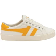 Trampki damskie - Gola Classics Women's Tennis Mark Cox Trainers Off White/Sun CLA280AY - 36 - miniaturka - grafika 1