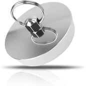 Korki do umywalek - Srebrny korek do wanny - korek spustowy - Można go stosować w łazience, wannie lub odpływie kuchennym - miniaturka - grafika 1