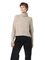 Swetry damskie - Noisy may Damski sweter z dzianiny, kołnierz polo, Nomad, XS - miniaturka - grafika 1