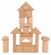 Zabawki sensoryczne - Drewniane Klocki Kreatywna Układanka Dla Dzieci - miniaturka - grafika 1