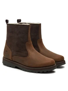Timberland Botki TB1A28MT2421 Brązowy - Buty dla dziewczynek - miniaturka - grafika 1
