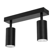 Lampy sufitowe - SPOT NOWOCZESNA LAMPA SUFITOWA CZARNA NEO W2 - miniaturka - grafika 1