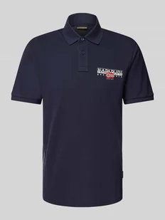 Koszulka polo o kroju slim fit z nadrukiem z logo model ‘AYLMER’ - Koszulki męskie - miniaturka - grafika 1