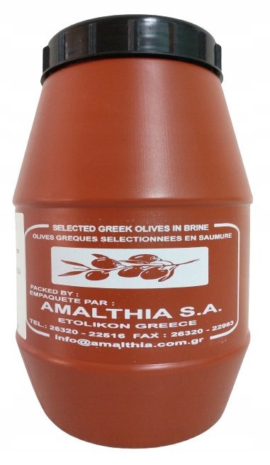 Greckie oliwki Kalamata gigant w solance – 1,5 kg