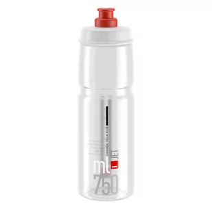 Bidon Elite 036051 Jet clear red logo 750 ml - Shakery i bidony sportowe - miniaturka - grafika 1