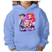 Bluzy dla dziewczynek - BLUZA DZIECIĘCA KPOP DEMON HUNTERS HUNTRIX 134-140 Z KAPTUREM BAWEŁNIANA - miniaturka - grafika 1