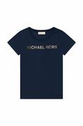 Koszulki dla dziewczynek - Michael Kors t-shirt dziecięcy kolor granatowy - miniaturka - grafika 1