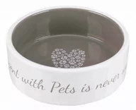 Miski dla kotów - TRIXIE Miseczka porcelanowa Pet's Home gray XL - miniaturka - grafika 1