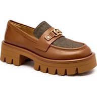 Półbuty damskie - Michael Kors Skórzane loafersy Mandy - miniaturka - grafika 1