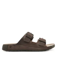 Klapki i japonki męskie - Klapki ECCO Cozmo 50098402114 Brązowy - miniaturka - grafika 1