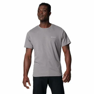 Męska koszulka Columbia Thistletown Hills™ Short Sleeve city grey heather - L - Koszulki męskie - miniaturka - grafika 1