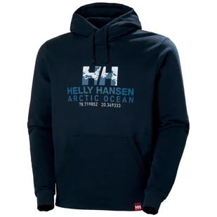 Męska Bluza HELLY HANSEN ARCTIC OCEAN HOODIE 30361_597 – Granatowy - Bluzy męskie - miniaturka - grafika 1