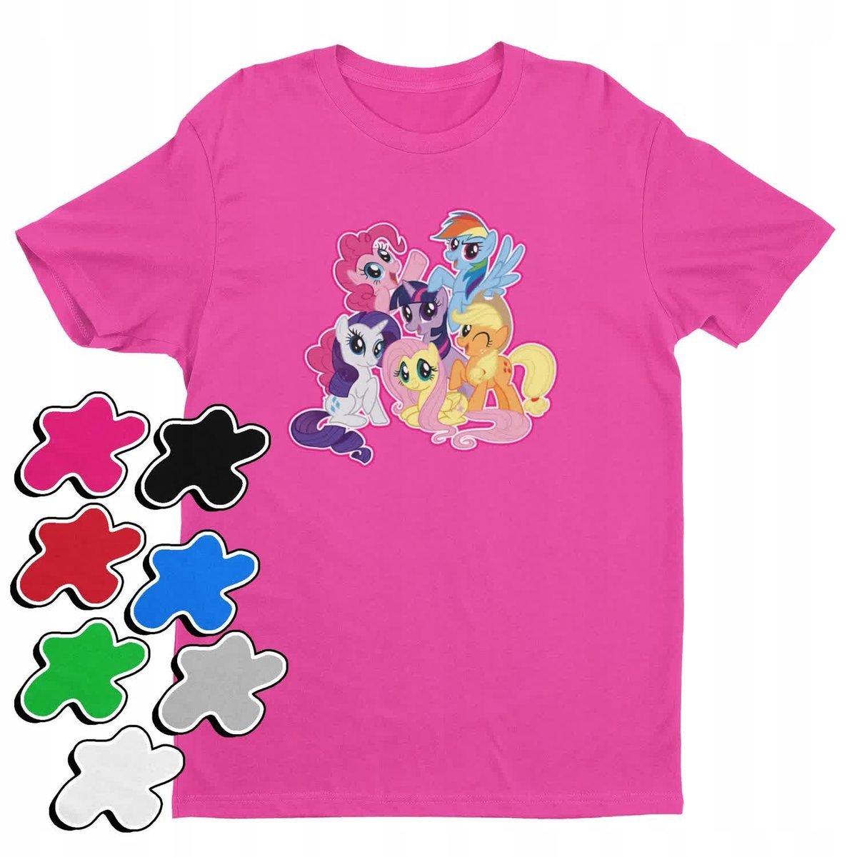 Koszulka T-Shirt Dziecięca Z Nadrukiem My Little Pony Różne -M 134-140