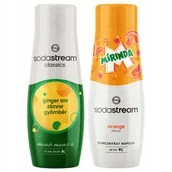 Syropy i koncentraty owocowe - 2x Syrop do Saturatora SODASTREAM Imbir Ginger + MIRINDA Koncentrat do Wody - miniaturka - grafika 1