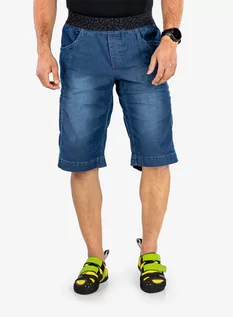 Odzież trekkingowa męska - Spodenki wspinaczkowe Ocun Mania Shorts Jeans - dark blue - grafika 1