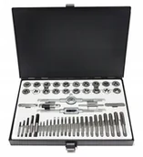 Zestawy narzędziowe - SCHEPPACH Zestaw gwintowników i narzynek 50el. M3-M8 metalowa walizka - miniaturka - grafika 1