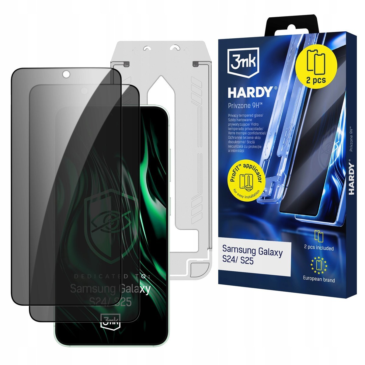 Szkło hartowane prywatyzujące 3mk Privzone 9H do Samsung Galaxy S24/S25