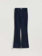 Spodnie damskie - Reserved - Jeansy flare z wysokim stanem - granatowy - miniaturka - grafika 1