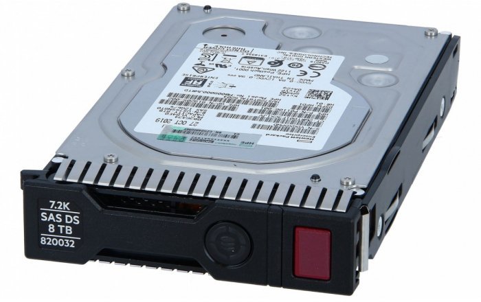 Dysk serwerowy hewlett packard enterprise Dysk twardy HPE 8TB SAS 7.2K LFF SC 512e DS HDD 819201-K21