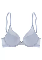 Biustonosze - s.Oliver Va-504-pb Biustonosz Push Up, Jasnoniebieski, 100C Damski, Jasnoniebieski, 100C - miniaturka - grafika 1