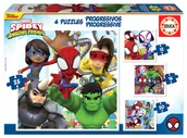 Puzzle - Puzzle 12+16+20+25 el. Spidey i Super-Kumple Educa - miniaturka - grafika 1