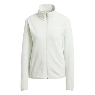 adidas Kobiety Terrex Multi Essentials Full Zip Fleece Jacket, linen green, XS - Buty trekkingowe damskie - miniaturka - grafika 1