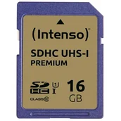Karty pamięci - Intenso SDHC Class 10 UHS-I 16GB (3421470) - miniaturka - grafika 1