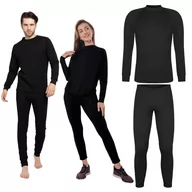 Pozostała odzież narciarska - BIELIZNA TERMOAKTYWNA DLA DZIECI 134 KOMPLET CIEPŁY MESZEK SZYBKOSCHNĄCY - miniaturka - grafika 1