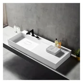 Umywalki - Bernstein Umywalka ścienna/nablatowa z miejscem do przechowywania TWG222 - miniaturka - grafika 1